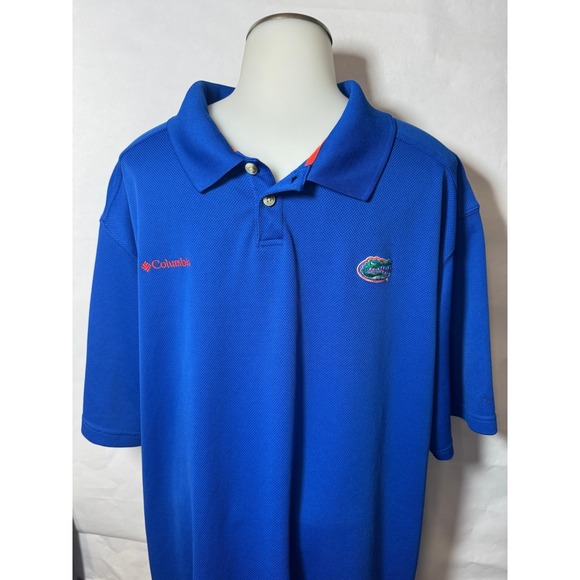 Men's Columbia Florida Gators Polo Shirt Performance Golf Athletic Fit Size XXL - Picture 4 of 16